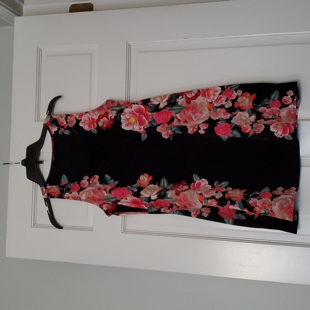 Black sundress with flowers